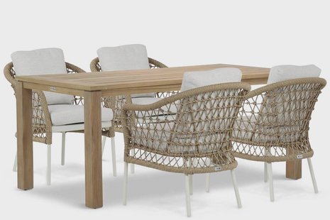 Coco Bali/Bristol 180 cm dining tuinset 5-delig