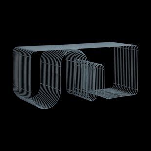 AYTM Curva zitbank 100 cm Dusty blue