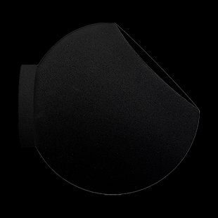 AYTM Globe wandbloempot Ø17 cm Black