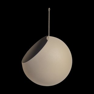 AYTM GLOBE hangende bloempot Ø21 cm h32 cm Taupe