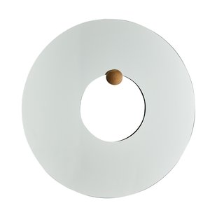 AYTM Castellum wandspiegel Ø80 cm Clear-oiled oak