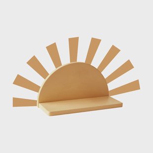 Kid's Concept Star plank cirkel incl stickers Mosterd