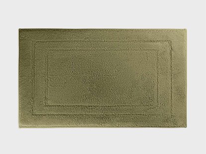 Yumeko Badmat deluxe olive green 60x100 100% biologisch katoen