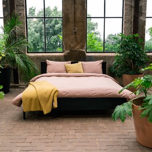 Sale - Kayori - Saitama - Dekbedovertrek - Satijn - 140/200-220 - Clay