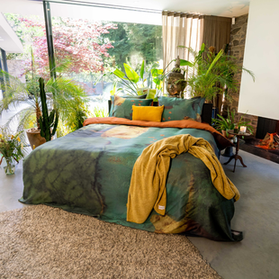 Kayori - Oita - Dekbedovertrek - Tencel - 240/200-220 - Groen
