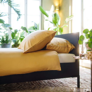 Daiki - Dekbedovertrek - Tencel©  - 240/200-220 - Goud