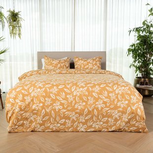 Kayori - Naomi - Dekbedovertrek - Katoen - 260/200-220 - Goud