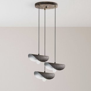 Opviq Hanglamp Eger, 3-lamps, zwart, metaal, Ø 50 cm