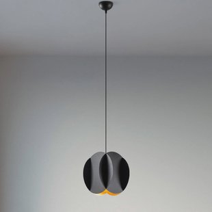 Opviq Hanglamp Corner, zwart, 25 x 25 cm, metaal, E27