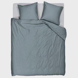 Studio LIVIT lyocell satijn dekbedovertrek lits-jumeaux grijsblauw (240x220 cm)