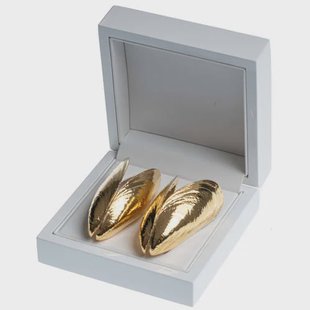 Anovi Mosselbestek Verguld 2-delig