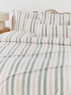 Gewassen katoenen dekbedovertrek Harriet