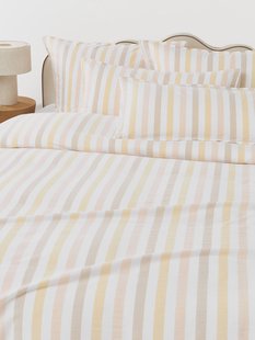 Gewassen katoenen dekbedovertrek Harriet