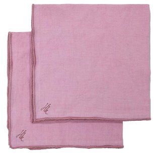 HKliving Ease Servetten 50x50 Set Van 2 Rosette