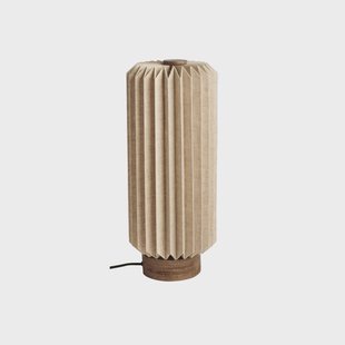Alba tafellamp, linnen, naturel, hoogte 37 cm Watt & Veke - Slaapkamer - Designer - Stof - Cilinder