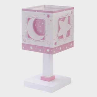 Dalber Kindertafellamp Moonlight Pink, G4, breedte 14 cm
