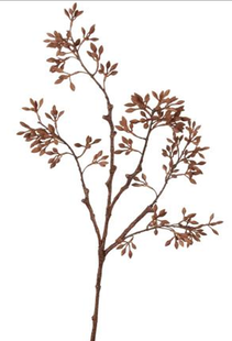 Kunstbloem Wutong - Bruin - 90 cm