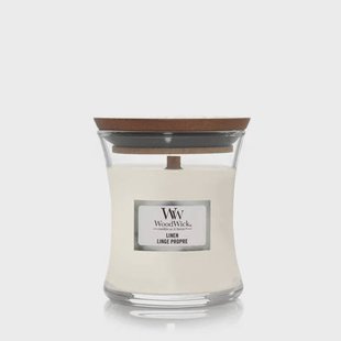 WoodWick geurkaars Linen Mini