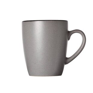 Cosy & Trendy Mok Speckle Grijs 360 ml - 6 stuks