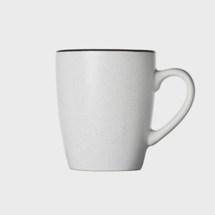 Cosy & Trendy Mok Speckle Wit 360 ml - 6 stuks