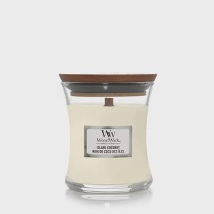 WoodWick geurkaars Island Coconut Mini