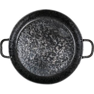 Forged Koekenpan Carbonstaal met 2 handvatten ø 28 cm - geschikt voor alle warmtebronnen - zonder anti-aanbaklaag