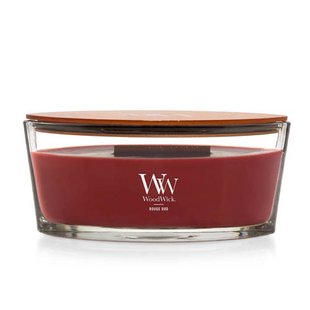 WoodWick geurkaars Rouge Oud Ellipse