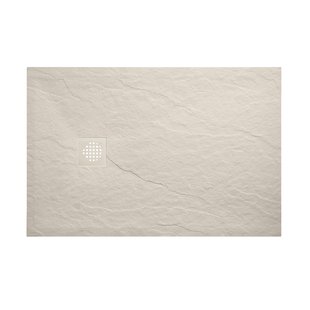 Douchebak Wiesbaden Stonea Antislip Composiet 90x160x3 cm Inkortbaar Beige