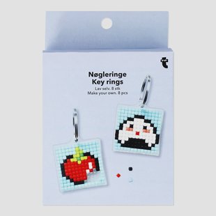 DIY sleutelhangers - 8 stuks