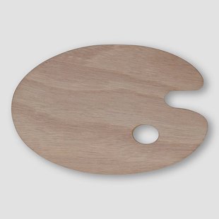 Mengpalet. Met 6 kwasten