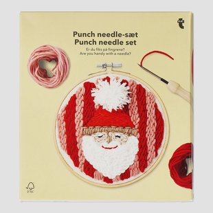 Kerstdag punch naaldenset