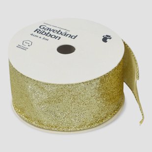 Lint goud glitter - 3 m