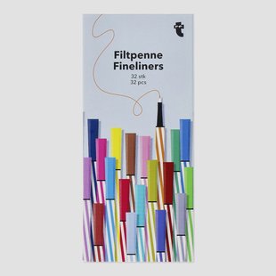 Fineliners. 32 stuks