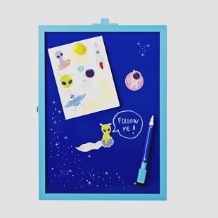 Ruimteplanner bord. Met stift en stickers