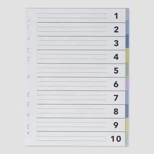 Verdelers voor tabbladen