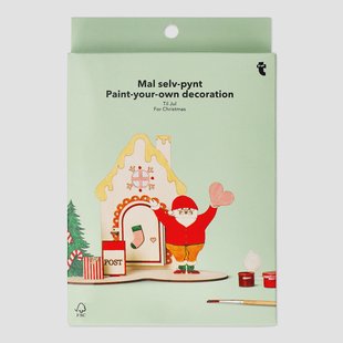 DIY elf deurdecoratie