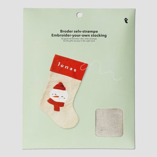 DIY geborduurde kous