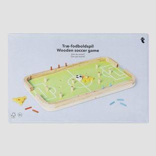 Houten minivoetbalspel