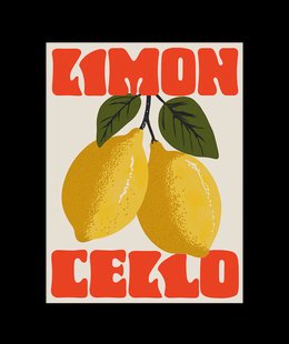 Limoncello Poster Rood