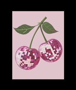 Disco Cherry Poster