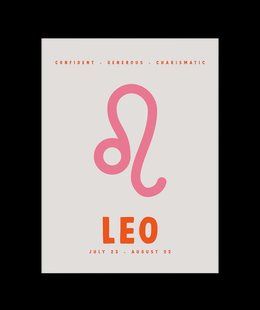 Leo Sterrenbeeld Poster