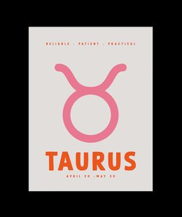 Taurus Sterrenbeeld Poster