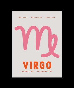 Virgo Sterrenbeeld Poster