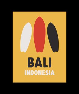 Vintage Bali Poster