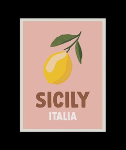Vintage Sicily Poster