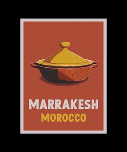 Vintage Marrakesh Poster