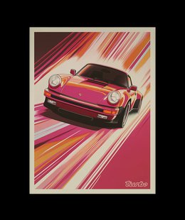 Klassieke Porsche 911 Turbo Poster