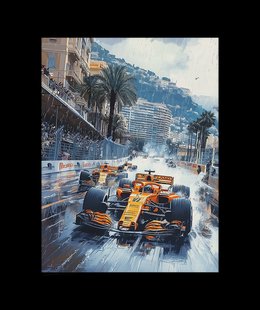 McLaren Grand Prix Race Poster