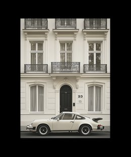 Vintage Porsche 911 Poster