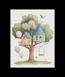 Betoverende Boomhut Avonturen Poster